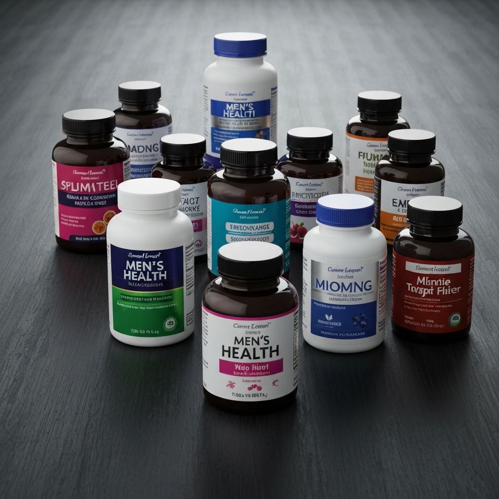 Men's supplements collection